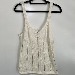 Abercrombie & Finch Crochet Tank Top - Size M - EUC